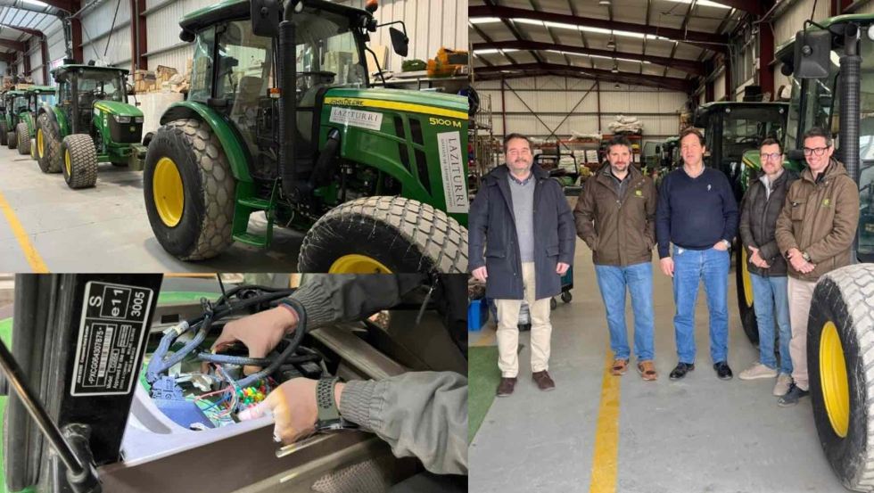 Deltacinco refuerza la digitalizaci�n de la flota de tractores de Laziturri con la tecnolog�a JDLink de John Deere