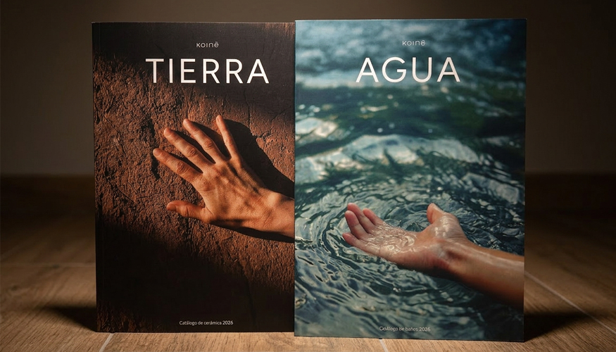 Cat�logos 2026�2027 de Koin�, estructurados en las l�neas Agua y Tierra