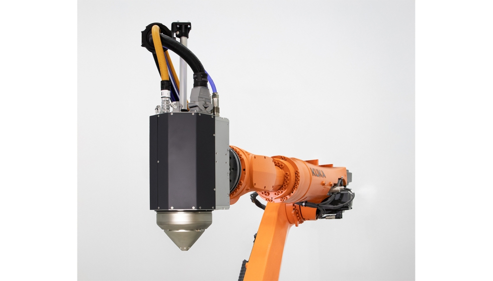 Meltio Engine Blue es un m�dulo que permite integrar la fabricaci�n aditiva met�lica en robots industriales o centros CNC...