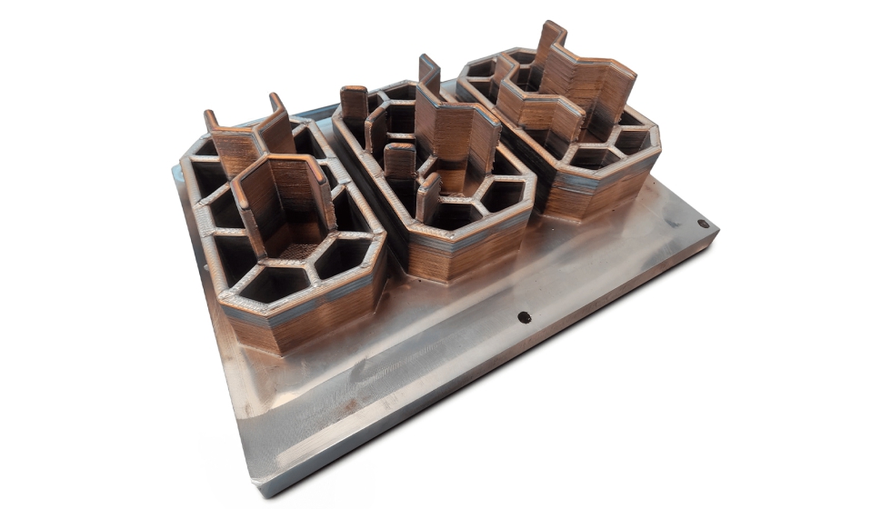 Estructura impresa con tecnolog�a Meltio