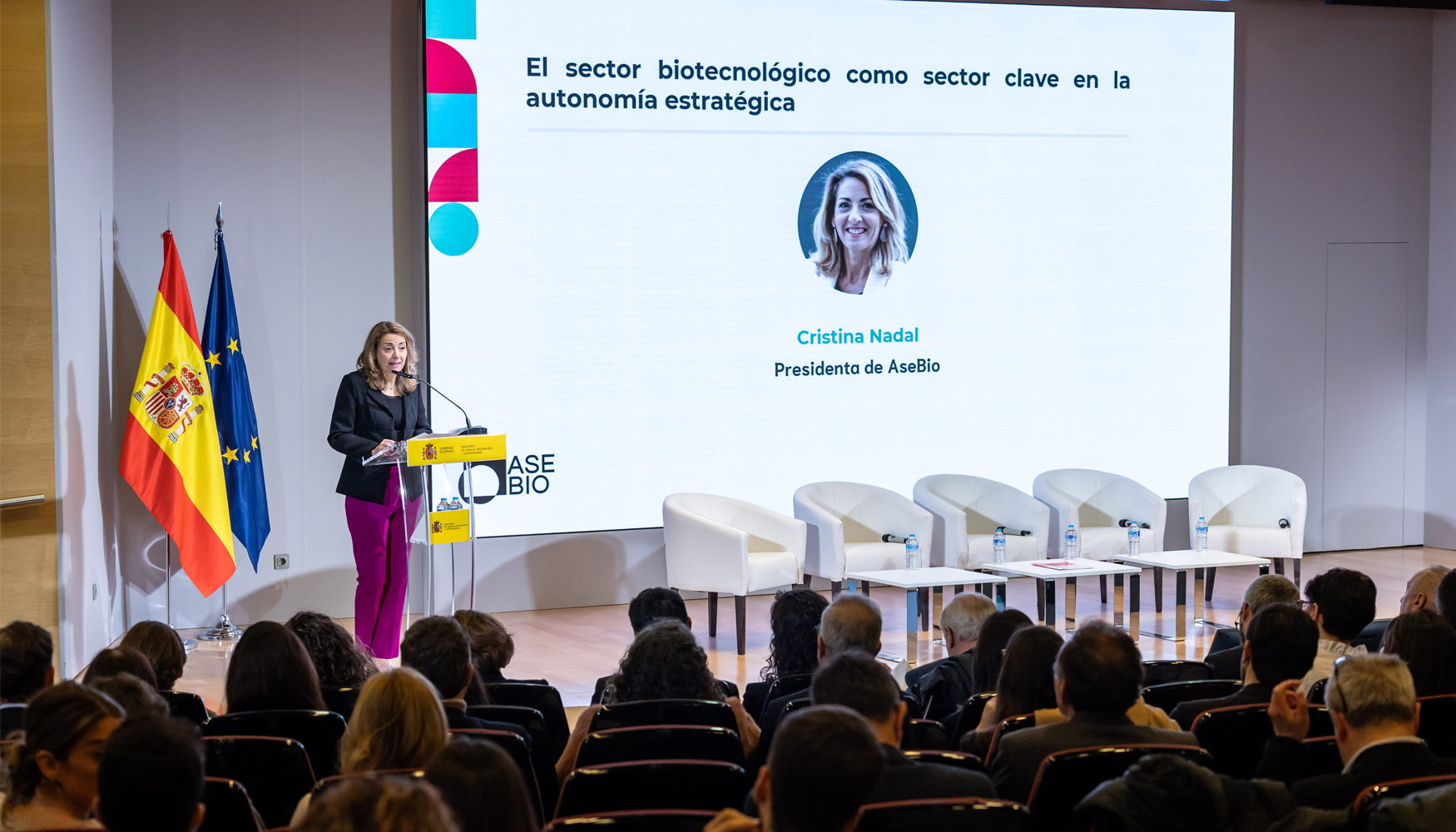 Cristina Nadal, presidenta de AseBio