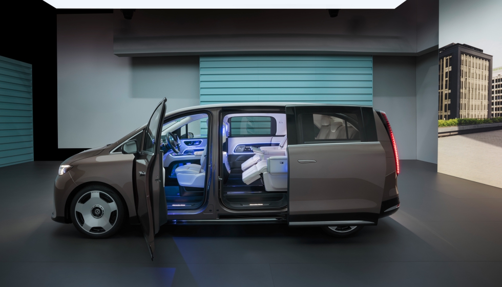 El Mercedes-Benz VLE el�ctrico ser� el primer modelo basado en la nueva arquitectura modular VAN.EA y se fabricar� en la planta de Vitoria...