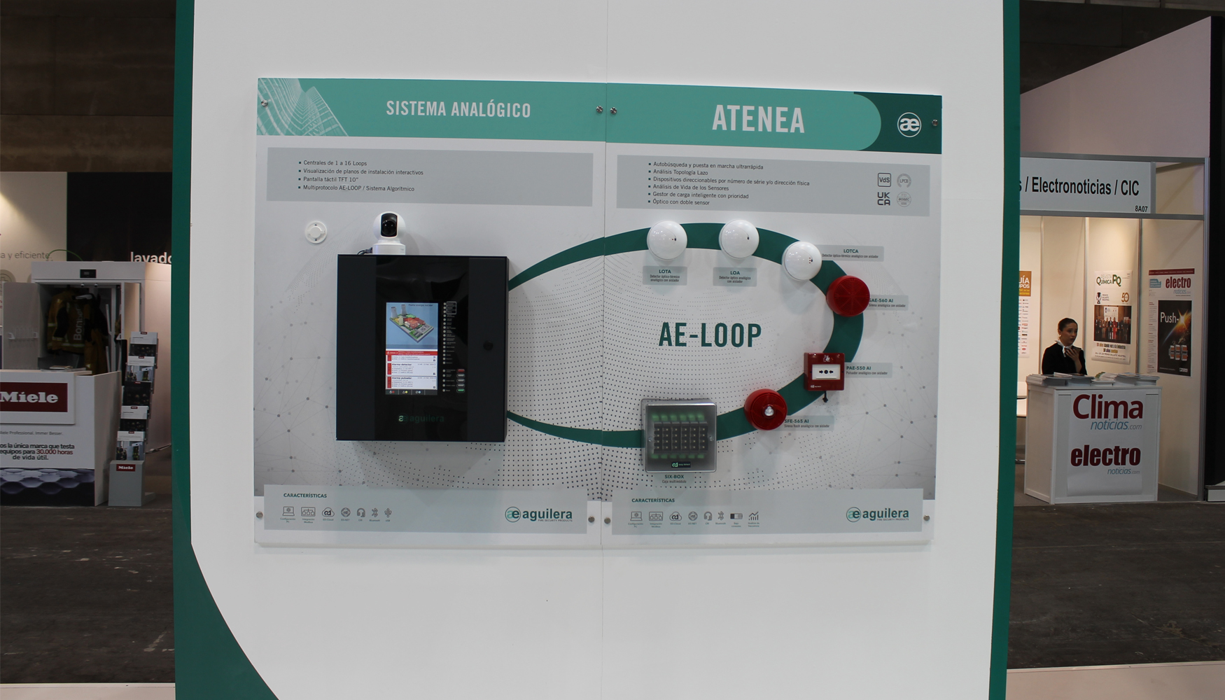 El sistema Atenea fue uno de los protagonistas de la exhibici�n