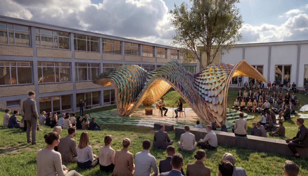 Durante su estancia en Frankfurt, el jard�n del Instituto Cervantes se transformar� en un espacio cultural activo...