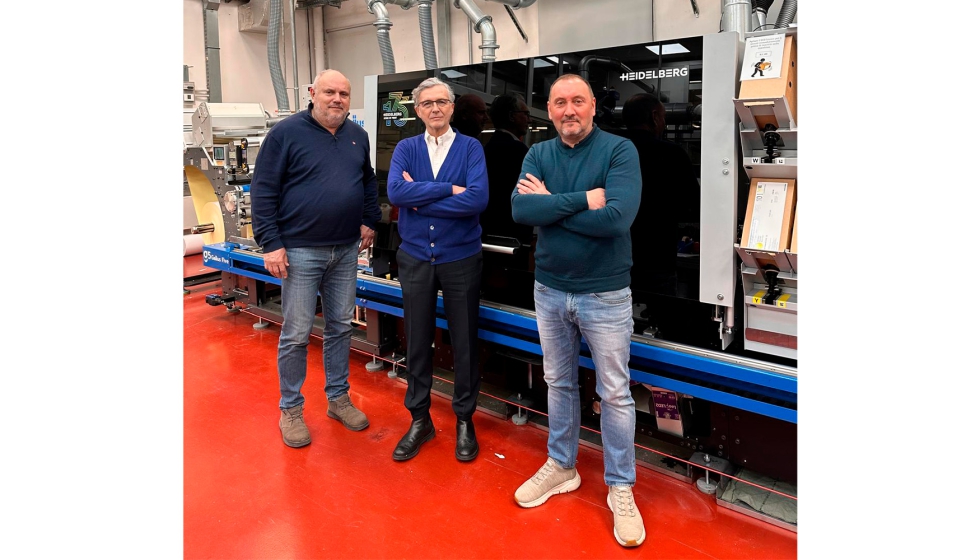 Los propietarios de Artes Etichette (de izquierda a derecha...