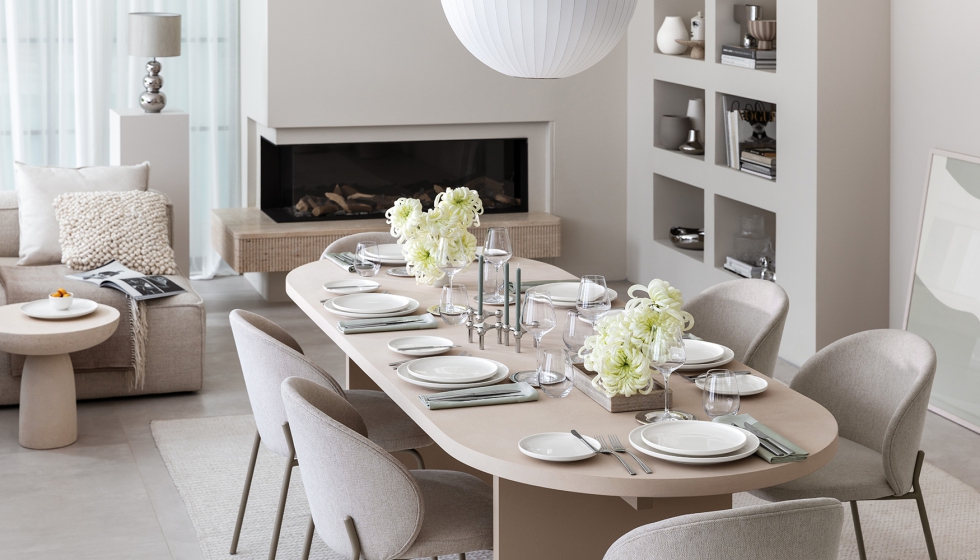 Colecci�n de vajilla Afina