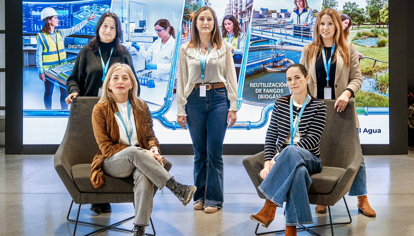 Las mujeres de Global Omnium aseguran que la ciudad cuente con un suministro estable, eficiente y resiliente...