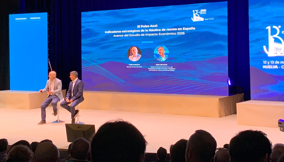 Jordi Carrasco, director general de ANEN, y Jos� Luis Fayos...