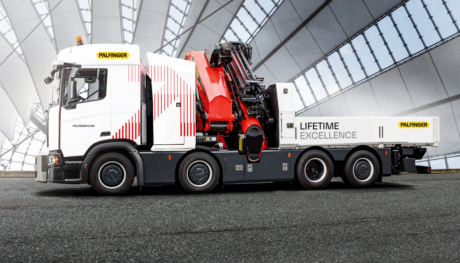 Compromiso Palfinger 'Lifetime Excellence', basado en ofrecer mejores productos, mejores soluciones y un mejor servicio, hoy y en el futuro...