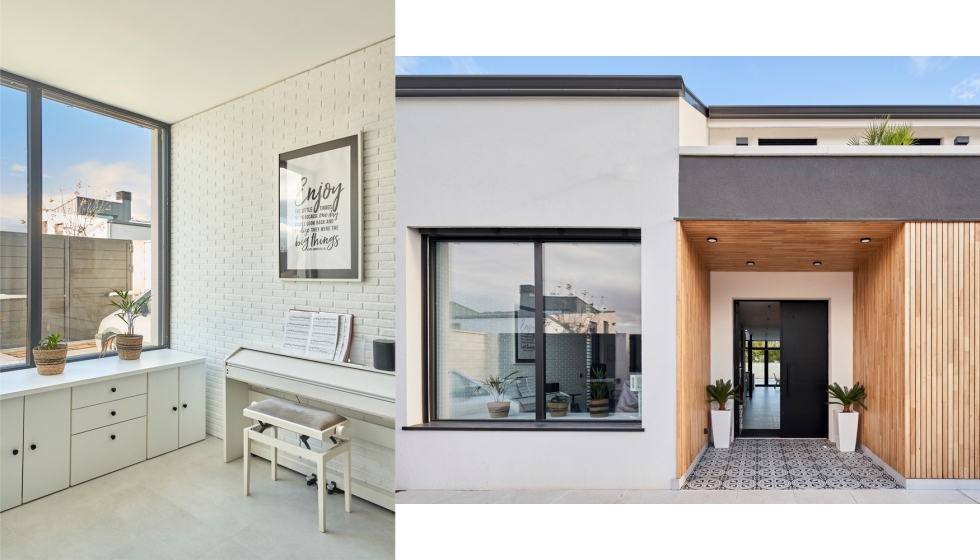 Proyecto Passivhaus. Estudio EsPassiv. Arquitecto: Pablo Benito. Vivienda Meco con carpinter�as de Grupo Ayuso. Fotos Javi Bravo�...