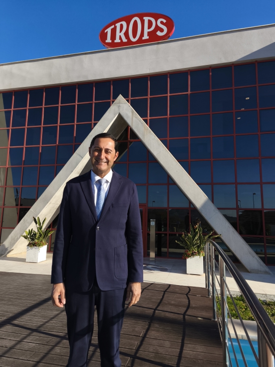 David Sarmiento, en las instalaciones centrales de TROPS en V�lez-M�laga