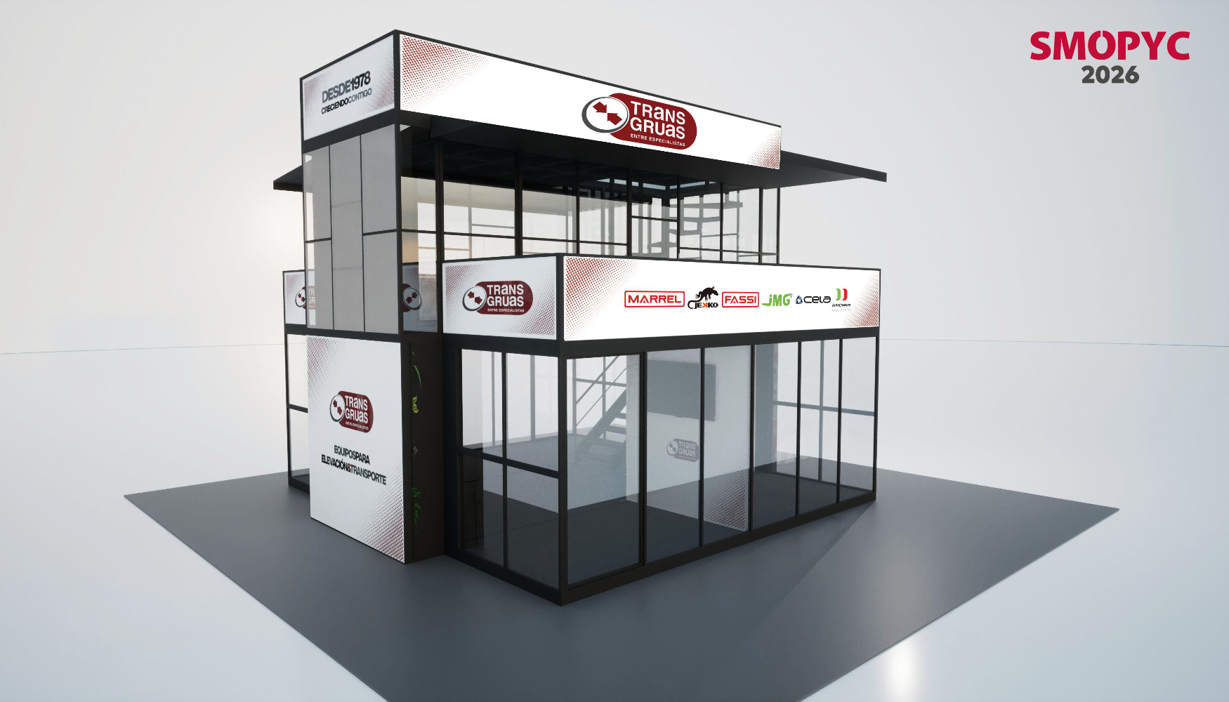 Render del stand de Transgr�as en Smopyc 2026