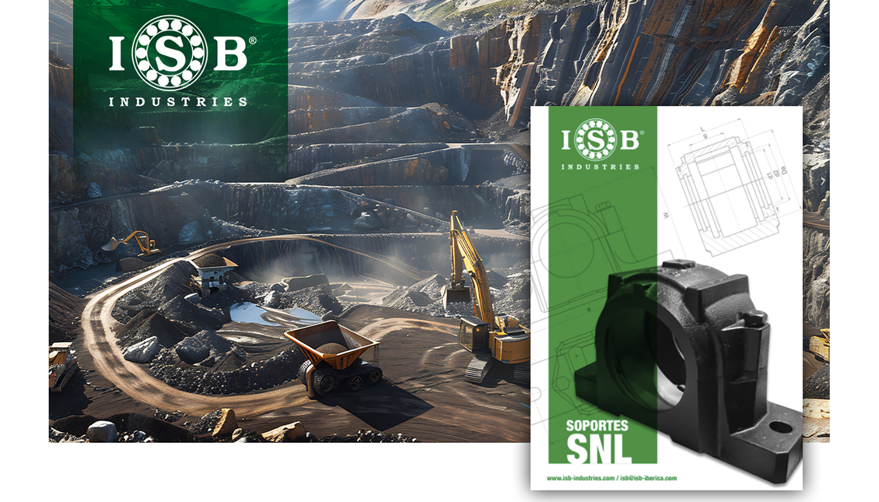 Componentes ISB para miner�a - Soportes SNL