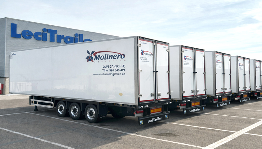 Los nuevos frigor�ficos Evolution de Lecitrailer permiten a Grupo Molinero Log�stica mejorar la eficiencia y flexibilidad en el transporte a...