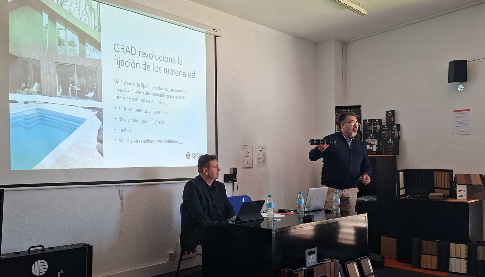 �scar Dos Santos present� el sistema de instalaci�n Grad desde una perspectiva muy pr�ctica