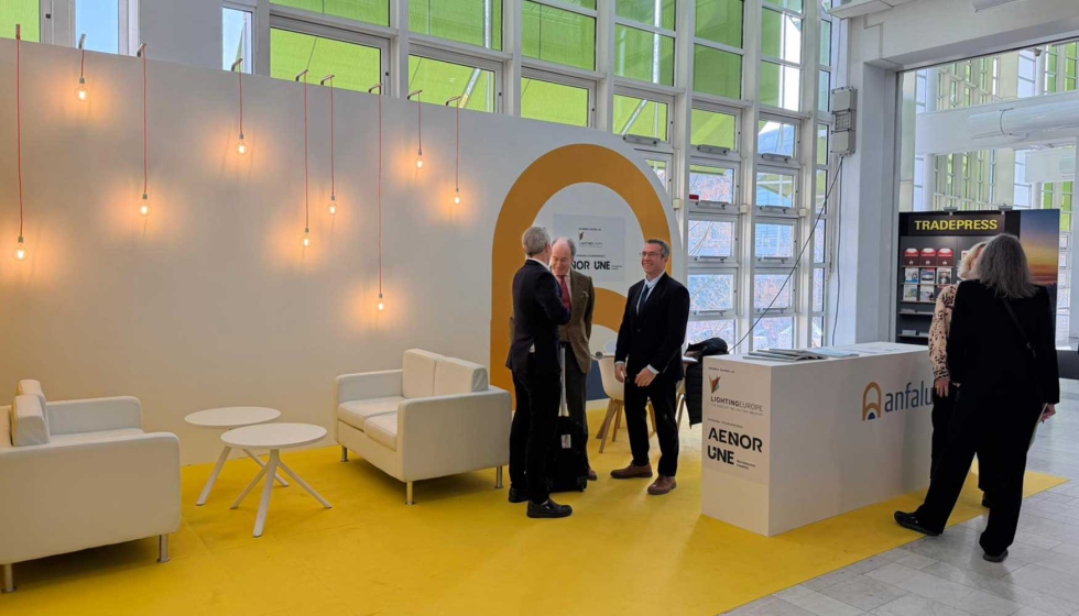 Imagen del stand de Anfalum en Light & Building 2026 en Messe Frankfurt