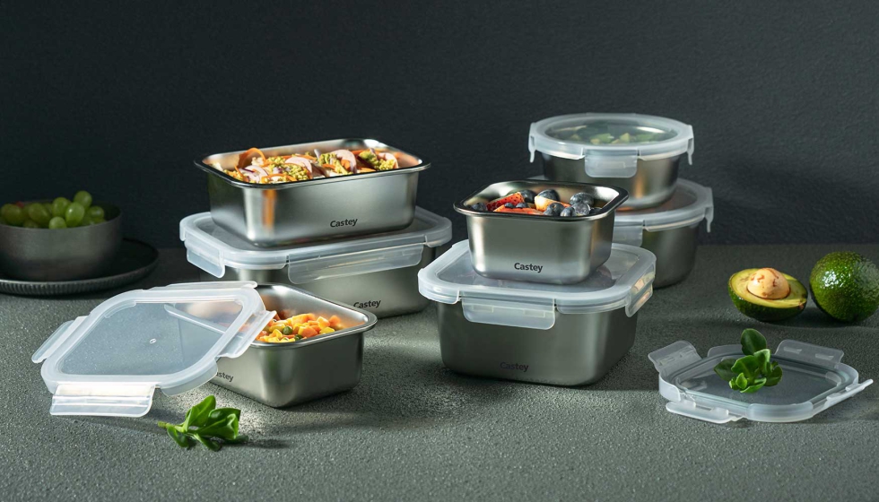 Envases de acero aptos para microondas