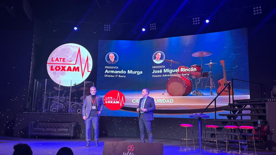 Da esquerda para a direita: Armando Murga, diretor de IT, e Jos� Miguel Rinc�n, diretor de Contabilidade e Administra��o da Loxam Ib�ria...