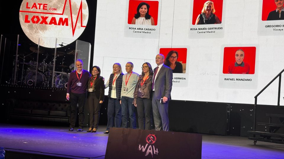 Luis �ngel Salas, CEO da Loxam Ib�ria, quis agradecer publicamente o trabalho aos mais recentes colaboradores que se reformaram...