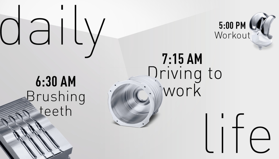 �Un d�a con DMG MORI� muestra lo estrechamente vinculadas que est�n nuestras vidas cotidianas a la fabricaci�n industrial...