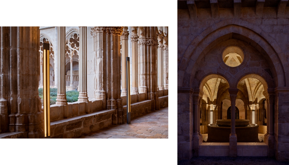 El claustro, eje central de la vida mon�stica, fue concebido como un espacio abierto destinado al tr�nsito, la contemplaci�n y la meditaci�n...