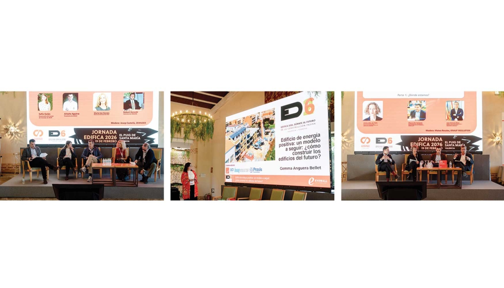 Durante Edifica se alternaron las mesas redondas con la presentaci�n de casos de �xito