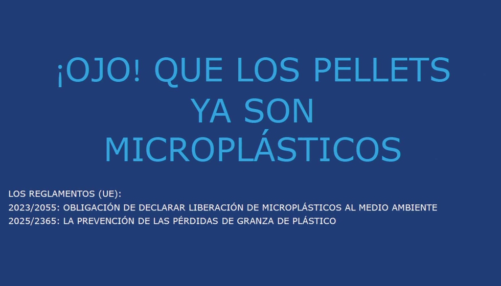 �Ojo! que los pellets ya son micropl�sticos
