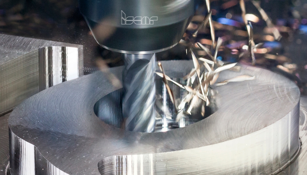 Fresa de metal dura integral de Iscar