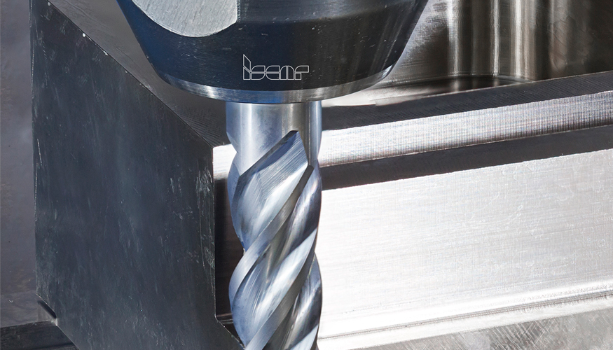 Fresa de metal duro integral de la familia Ti-Turbo de Iscar