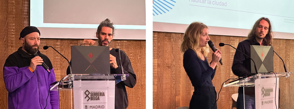 A la izquierda el d�o Quiet Ensemble y a la derecha Camille Gross y Olivier Magermans