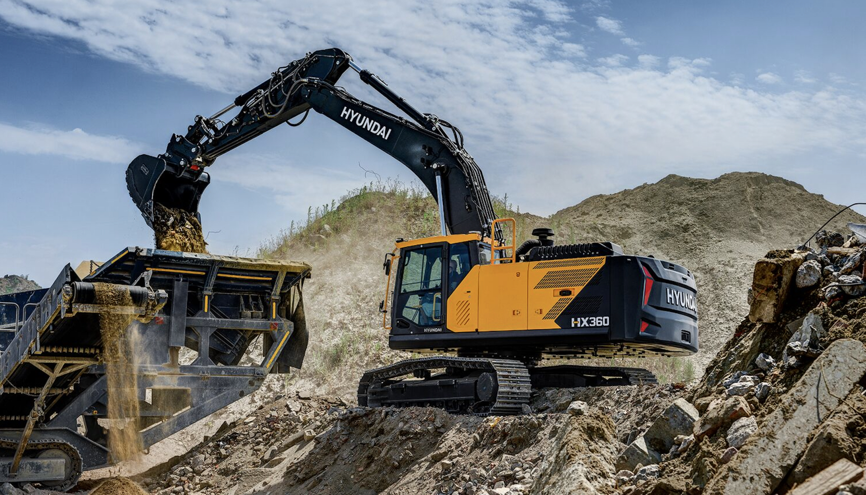 Nueva excavadora de cadenas HX360 de Hyundai, galardonada en el Concurso de Novedades T�cnicas de Smopyc 2026