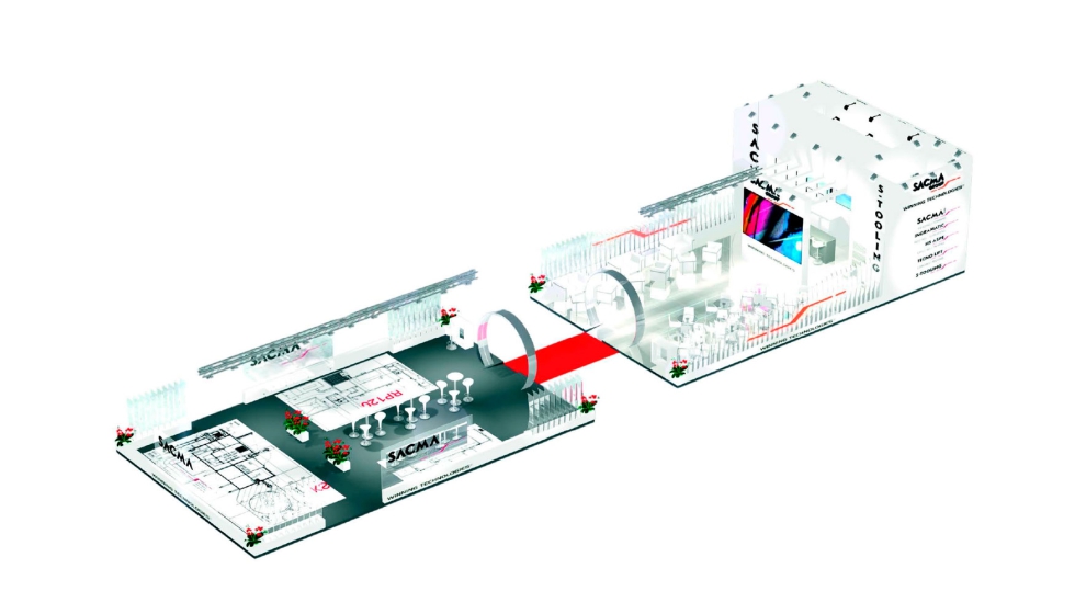 Stand de dise�o de Sacma-Group para la 40� edici�n de la Wire 2026