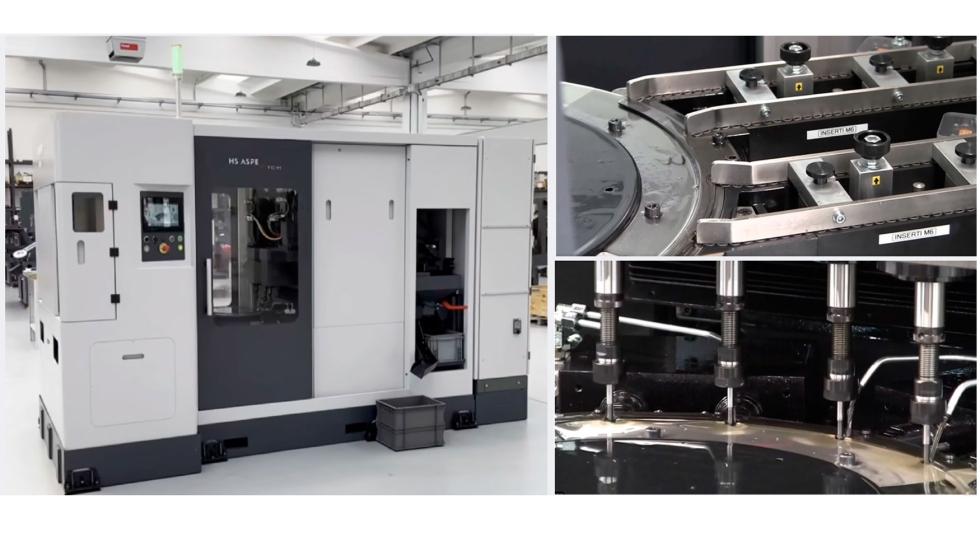 La roscadora VT10 ha sido concebida para concebido para la producci�n en grandes series, con estaci�n de trabajo vertical...