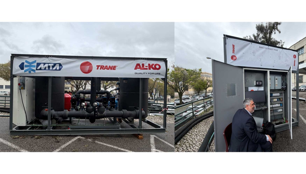 'Banco de Ensaios' da Trane, em exposi��o no Instituto Superior T�cnico