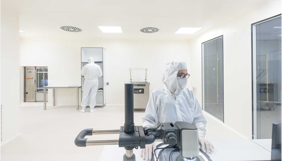 Procesos controlados y condiciones limpias para la manipulaci�n segura de los marcos de oblea