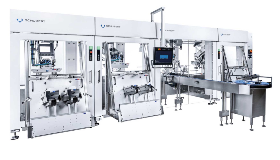 Schubert-Pharma muestra una estuchadora TLM para viales en Hygienic Design