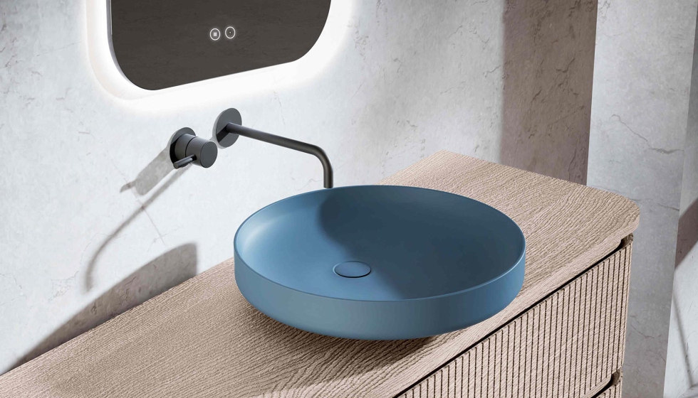 La colecci�n est� fabricada con tablero marino que da respuesta a las exigentes condiciones de un ba�o