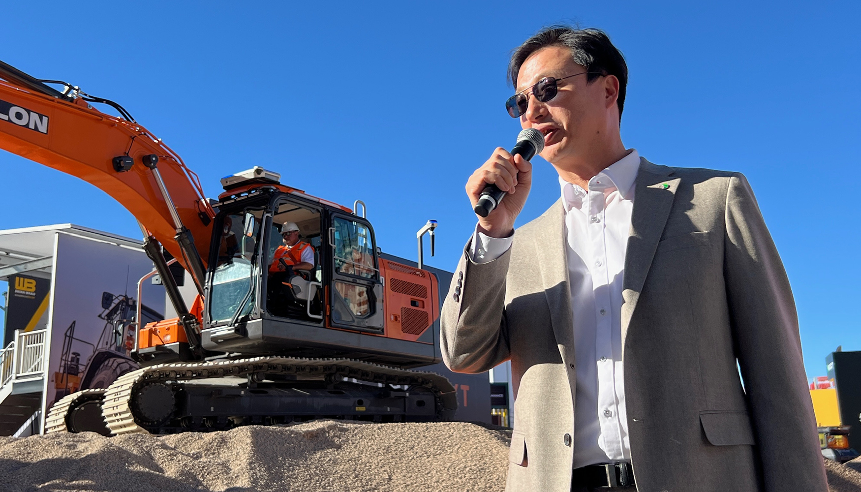 Jaeyoung Moon, presidente y CEO de HD Hyundai Construction Equipment