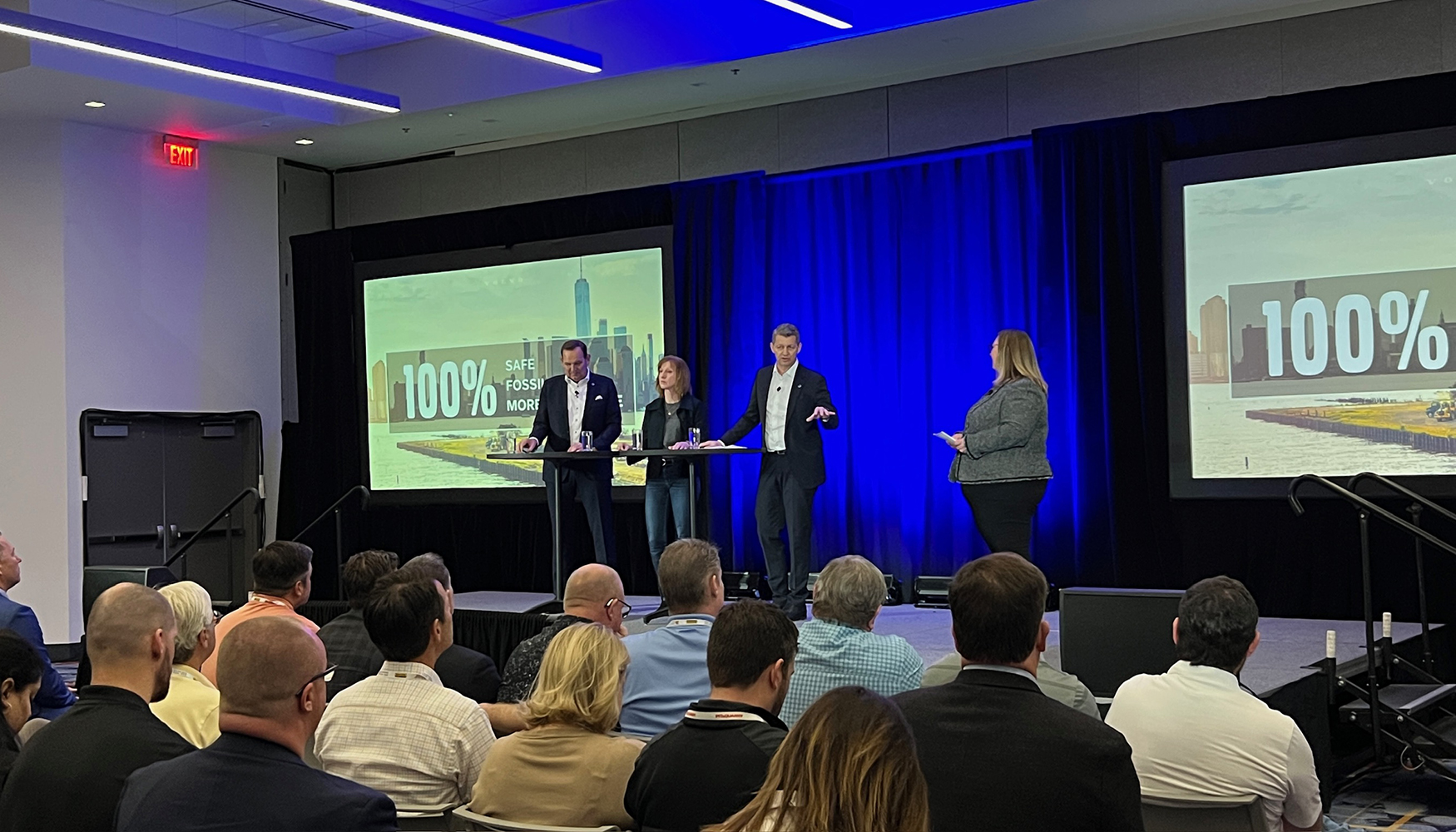 La conferencia de los presidentes del Grupo Volvo despert� un gran inter�s