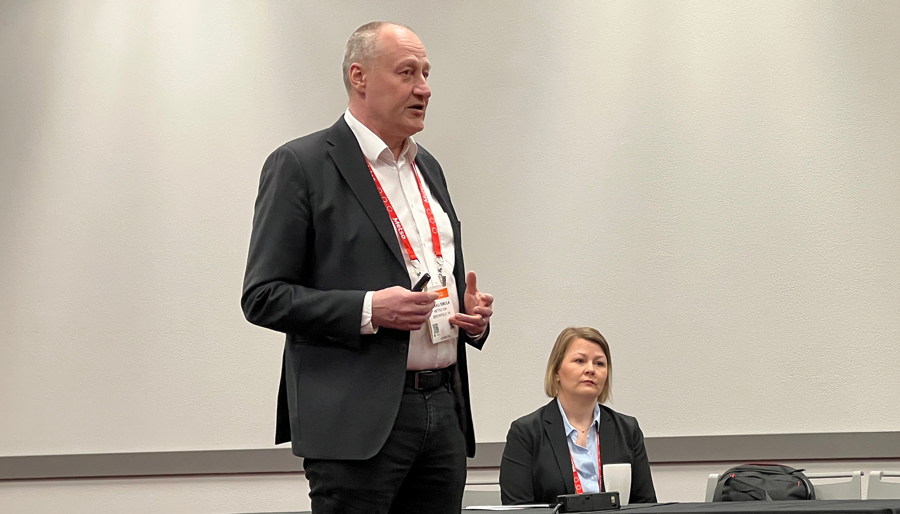 Markku Simula, presidente del �rea de negocio de �ridos de Metso