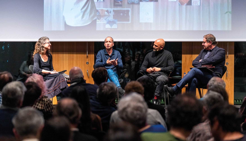 De izquierda a derecha: M�nica Bujalance, Jos� Mar�a S�nchez Garc�a, Jes�s Mor�n y Andrea Sassi