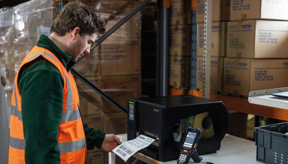 Impressora industrial TJ da Brother