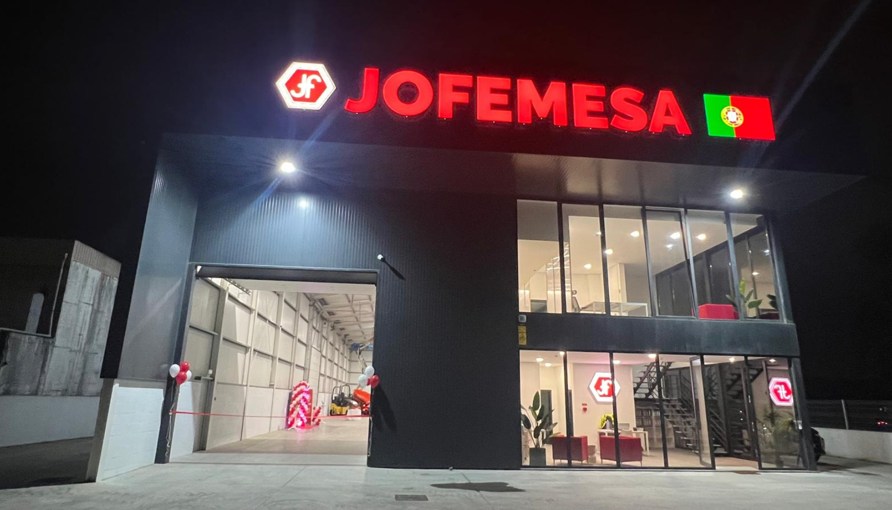 Fachada de la nueva delegaci�n de Jofemesa en Oporto