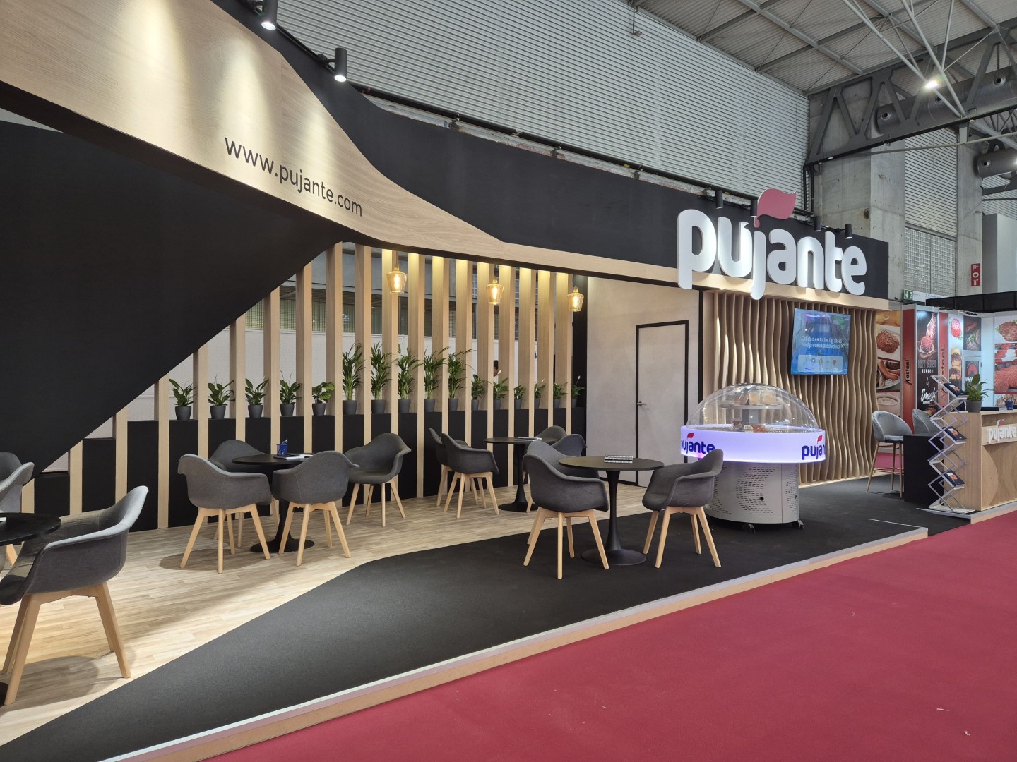 Estand de Pujante en Alimentaria, ubicado en el pabell�n 3 estand 231