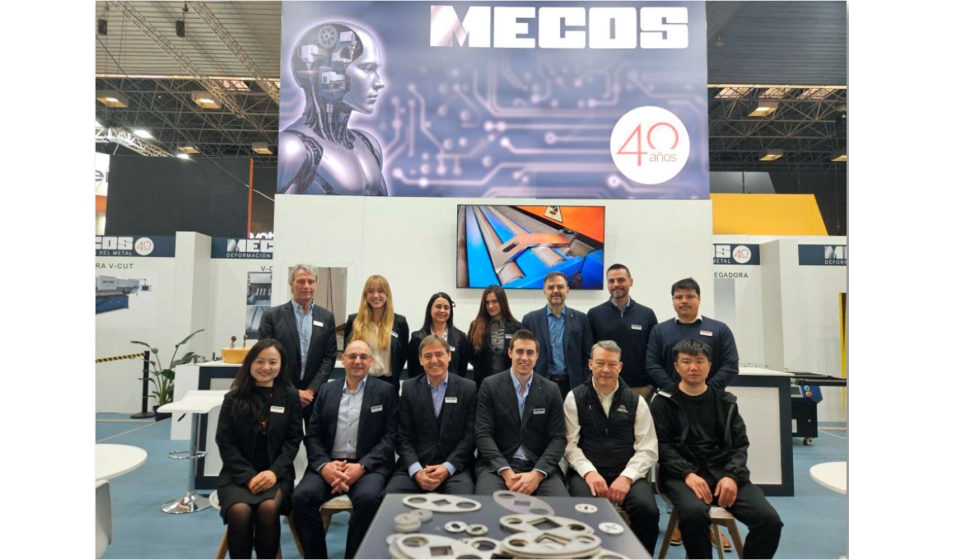 El equipo de Mecos aprovech� su paso por BIEMH para presentar sus soluciones m�s innovadoras