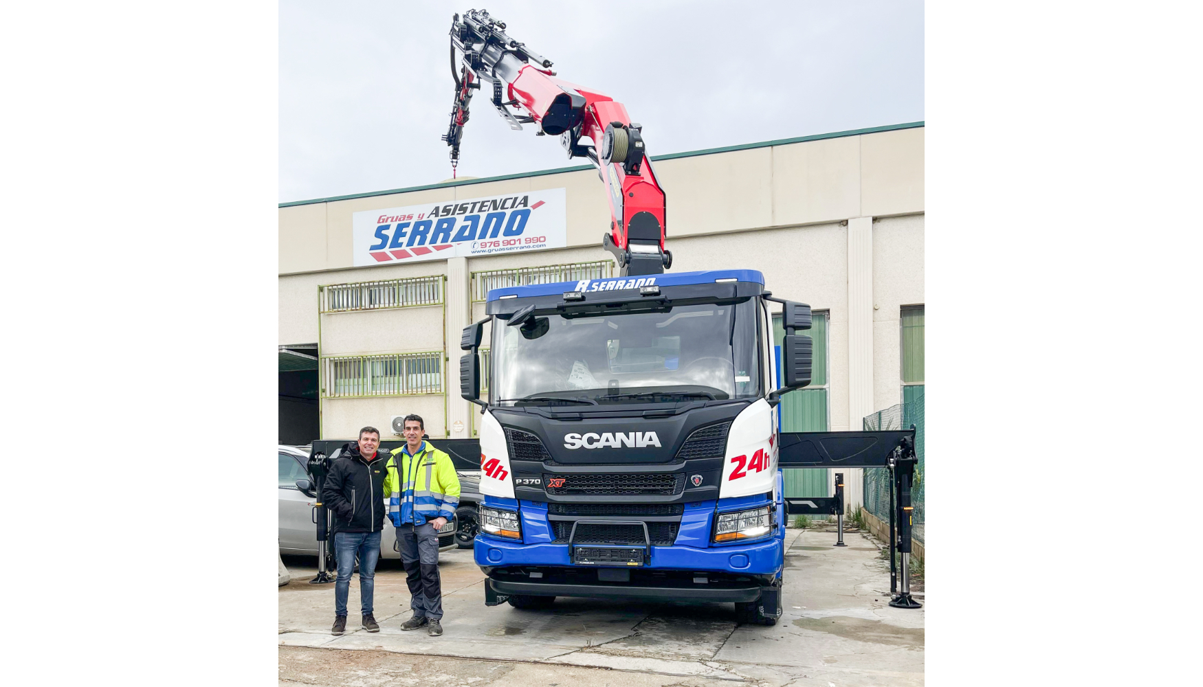Acto de entrega de la nueva gr�a