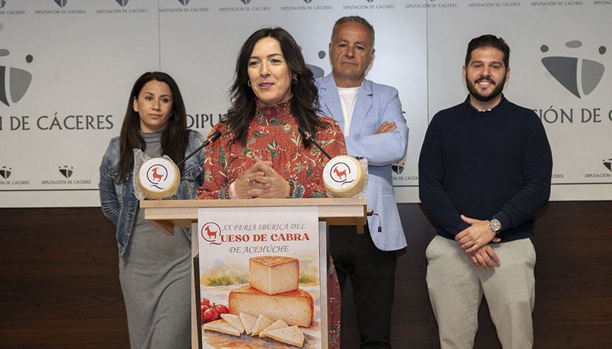 Presentaci�n de la XX Feria Ib�rica del Queso de Cabra de Aceh�che