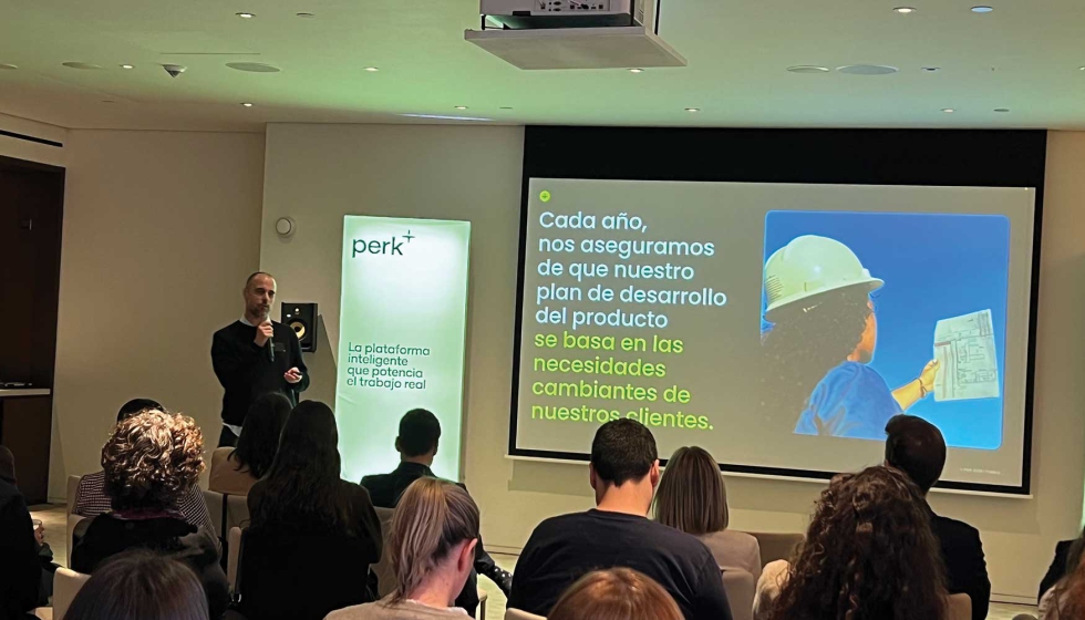 En la presentaci�n tambi�n intervino Carlos Armas, product management en Perk