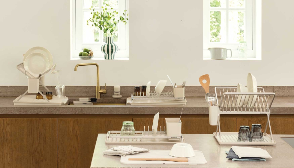 Colecci�n Sink Side de Brabantia, acabado Soft Beige