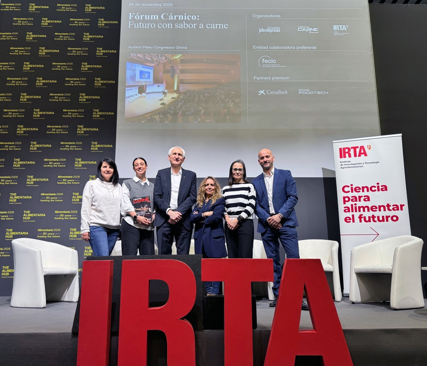 Brigitte Martinez, t�cnica del IRTA; Nina Jare�o, directora de Contenidos de la revista TecnoCARNE; Josep Usall...